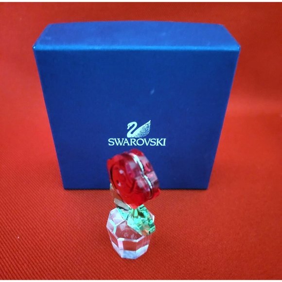 Swarowski Red Crystal Rose 866896 - Picture 7 of 12